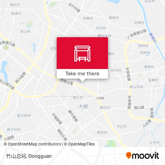 竹山总站 map