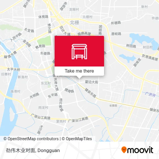 劲伟木业对面 map