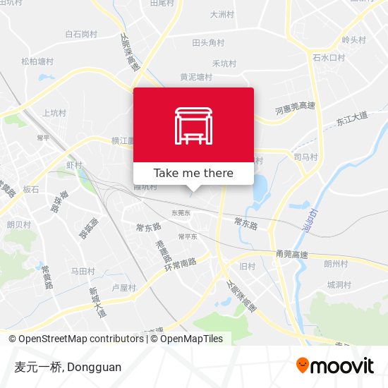 麦元一桥 map