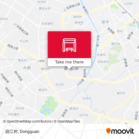 崩江村 map