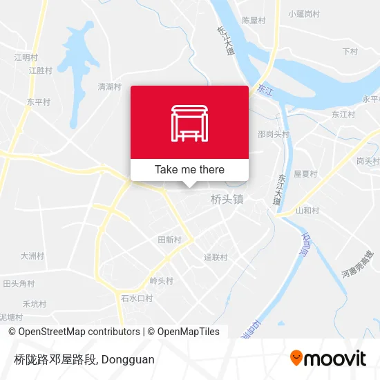 桥陇路邓屋路段 map