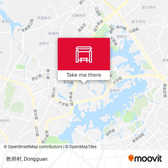 教师村 map