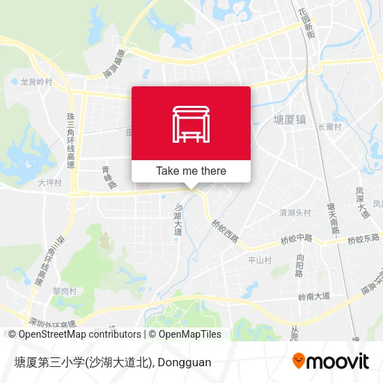 塘厦第三小学(沙湖大道北) map