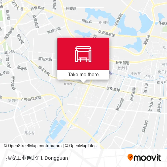 振安工业园北门 map