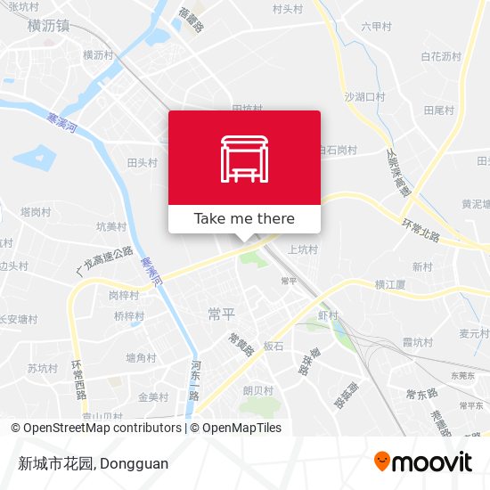 新城市花园 map