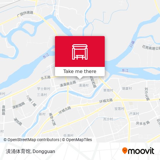 潢涌体育馆 map