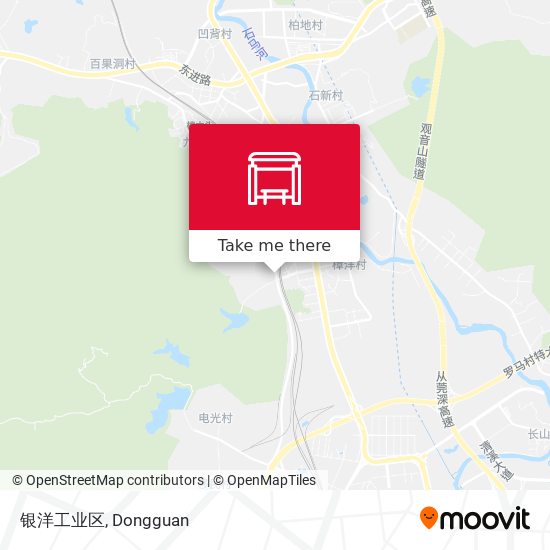 银洋工业区 map