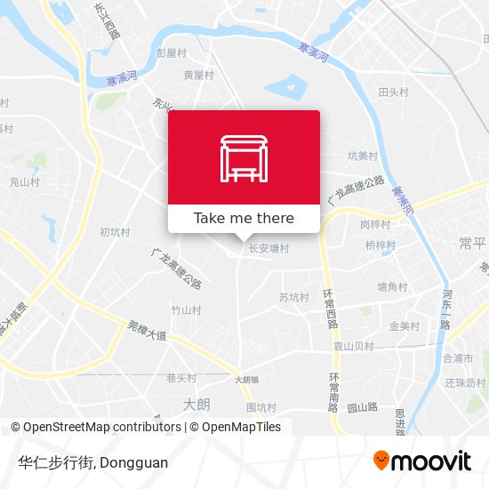 华仁步行街 map