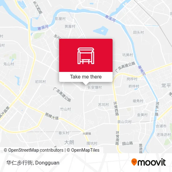 华仁步行街 map