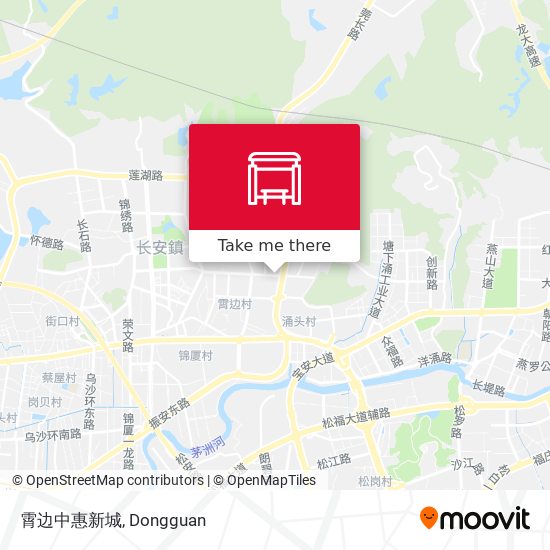 霄边中惠新城 map