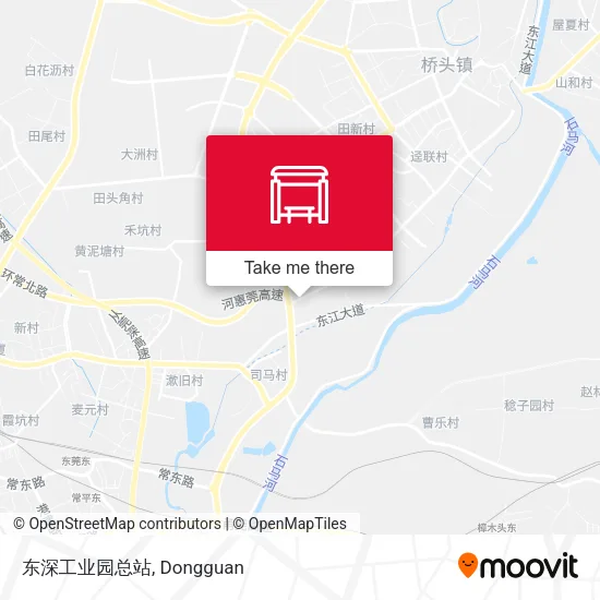 东深工业园总站 map