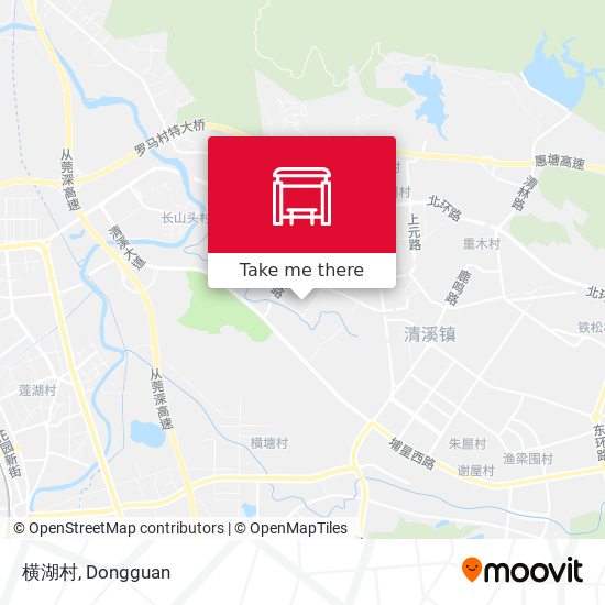 横湖村 map