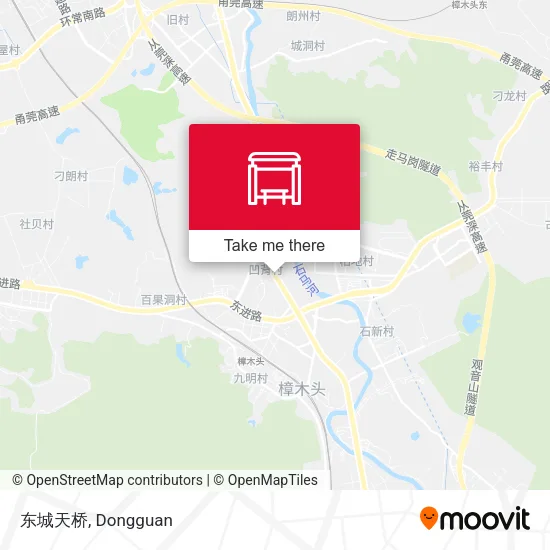 东城天桥 map