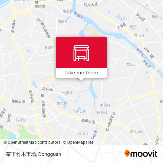 茶下竹木市场 map