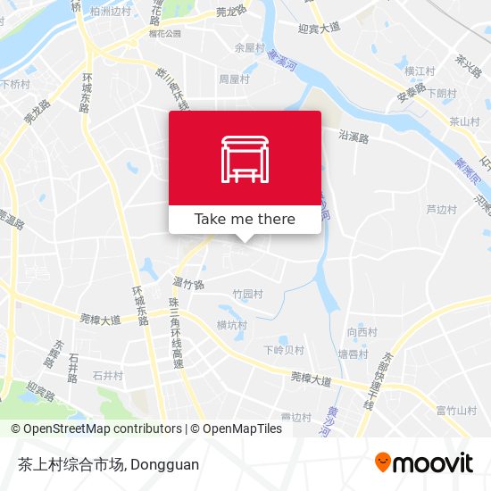 茶上村综合市场 map