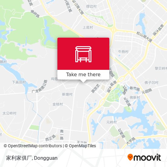 家利家俱厂 map