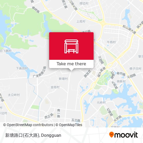 新塘路口(石大路) map