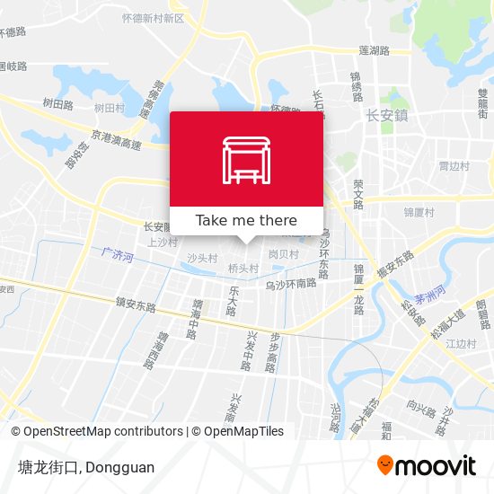 塘龙街口 map