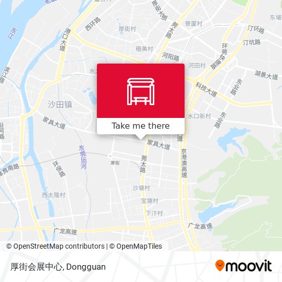 厚街会展中心 map