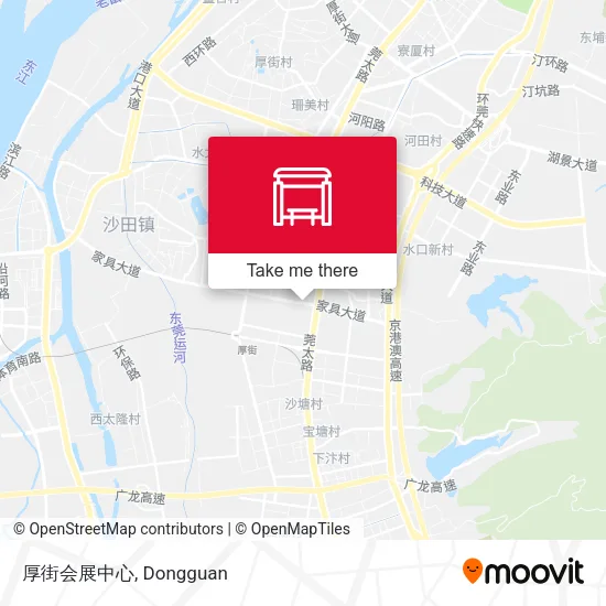 厚街会展中心 map
