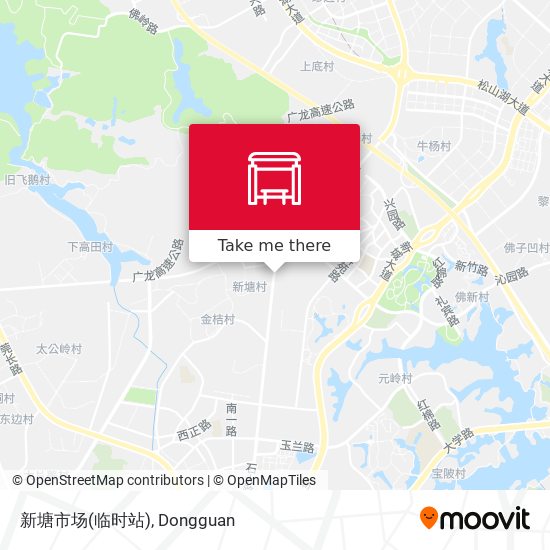 新塘市场(临时站) map