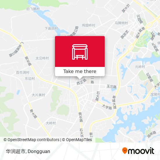 华润超市 map