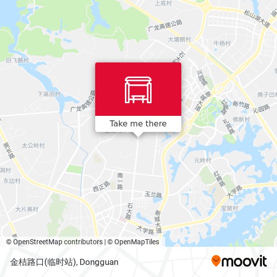 金桔路口(临时站) map