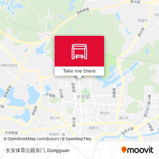 长安体育公园东门 map