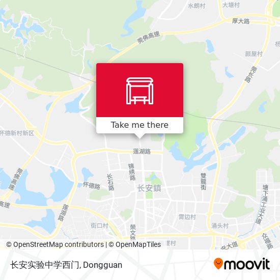 长安实验中学西门 map