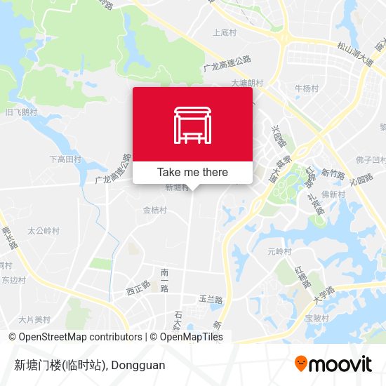 新塘门楼(临时站) map