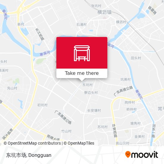 东坑市场 map