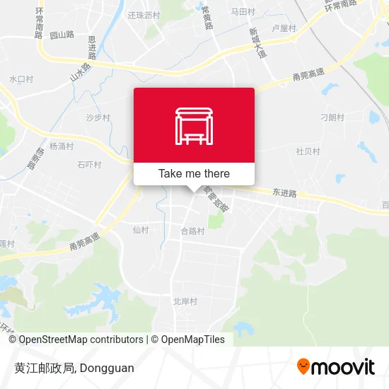 黄江邮政局 map