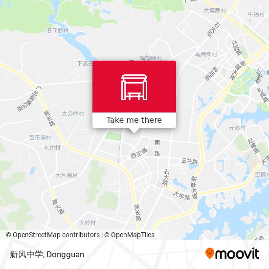 新风中学 map