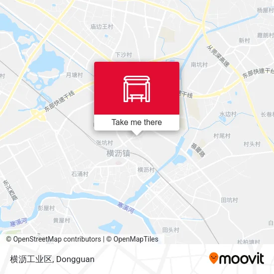 横沥工业区 map