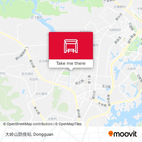 大岭山防疫站 map