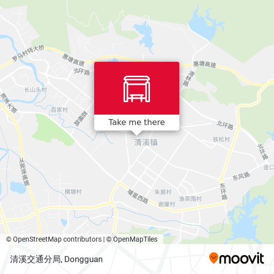 清溪交通分局 map