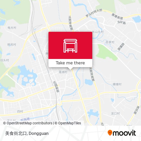 美食街北口 map