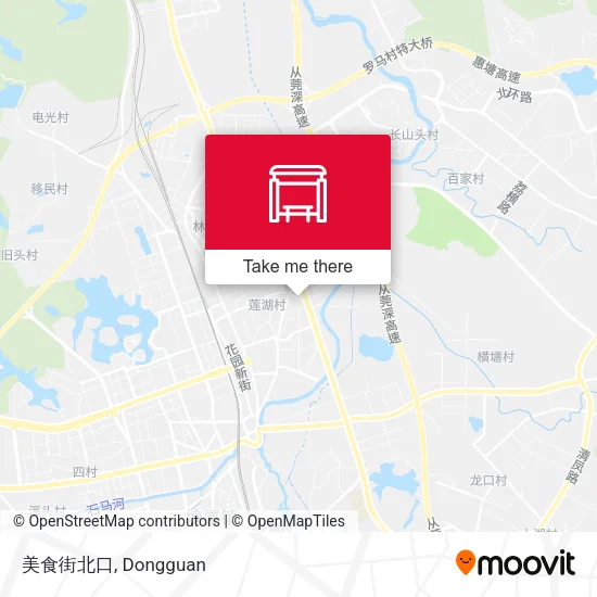 美食街北口 map