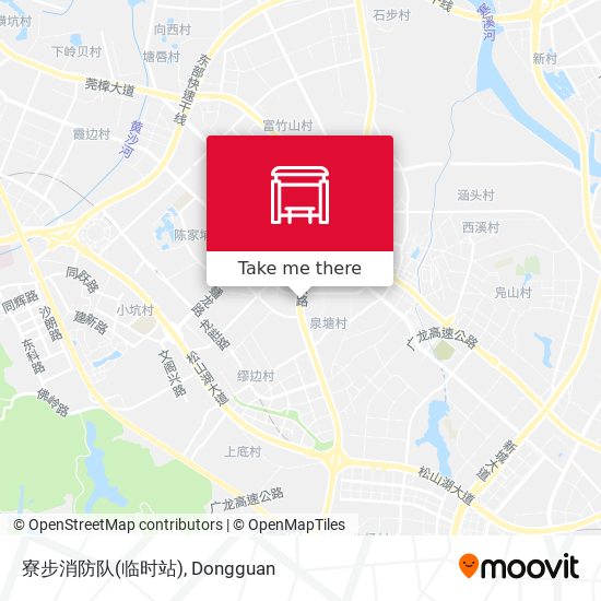 寮步消防队(临时站) map