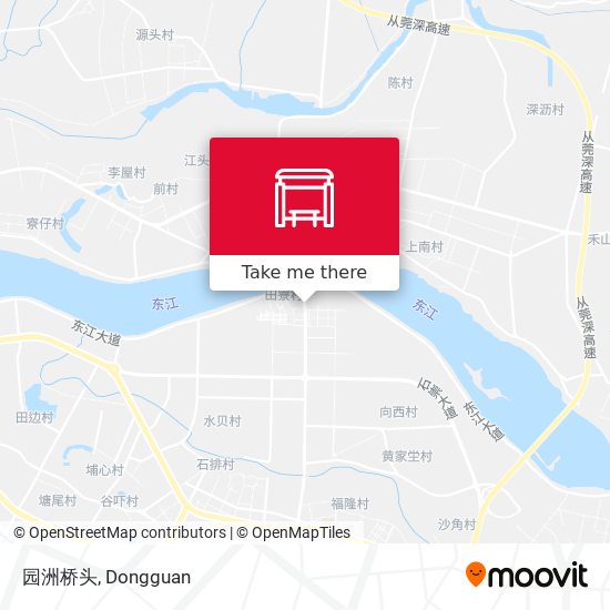 园洲桥头 map