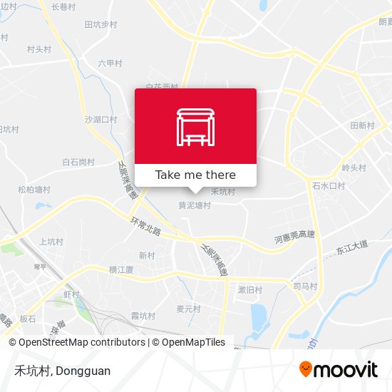 禾坑村 map