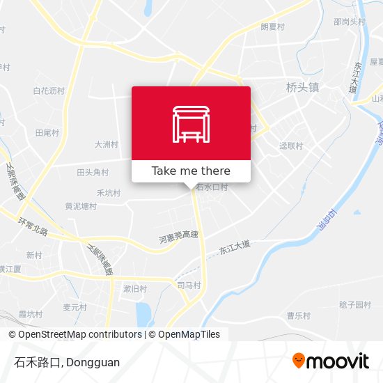 石禾路口 map