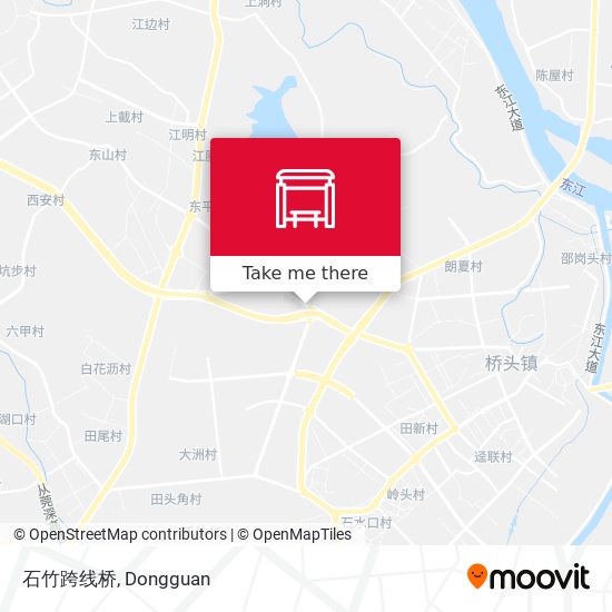 石竹跨线桥 map