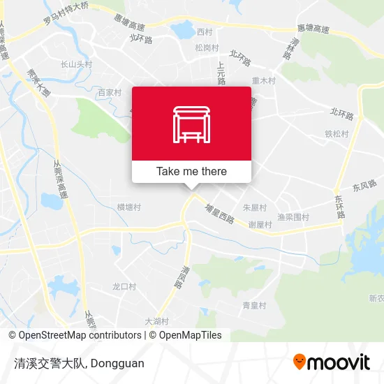 清溪交警大队 map