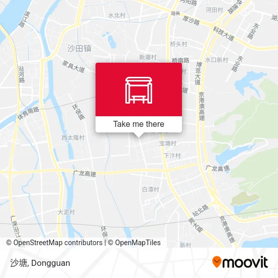 沙塘 map