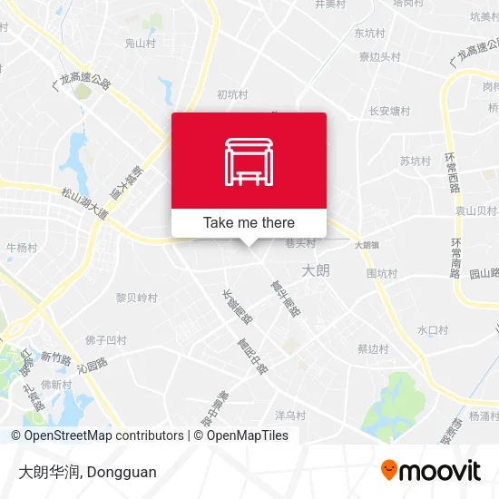 大朗华润 map