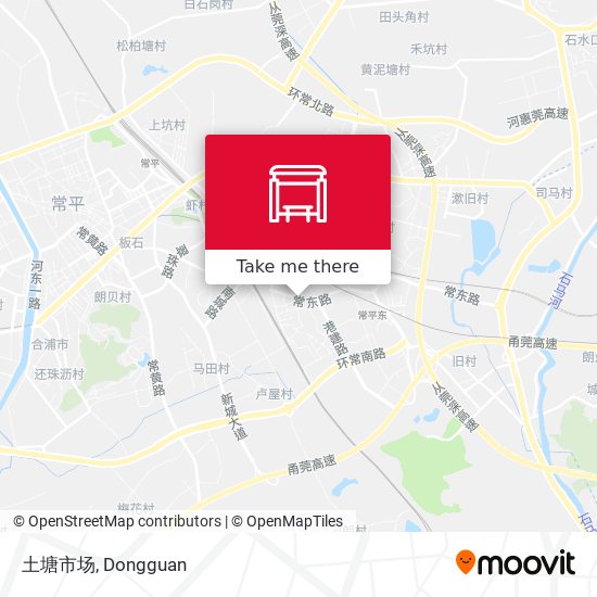 土塘市场 map