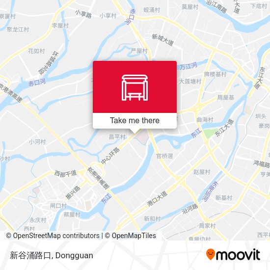 新谷涌路口 map