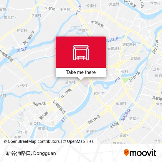 新谷涌路口 map