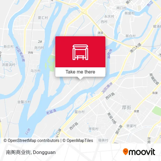 南阁商业街 map